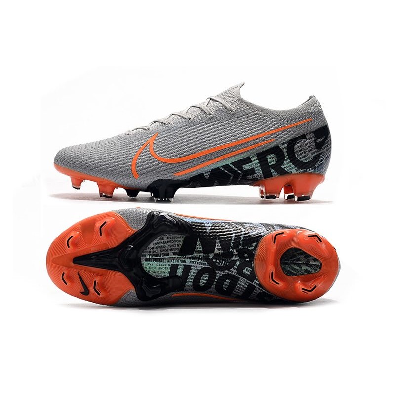 Kopačky Pánské Nike Mercurial Vapor 13 Elite FG šedá oranžová – dětské  kopačky,kopačky bez tkaniček