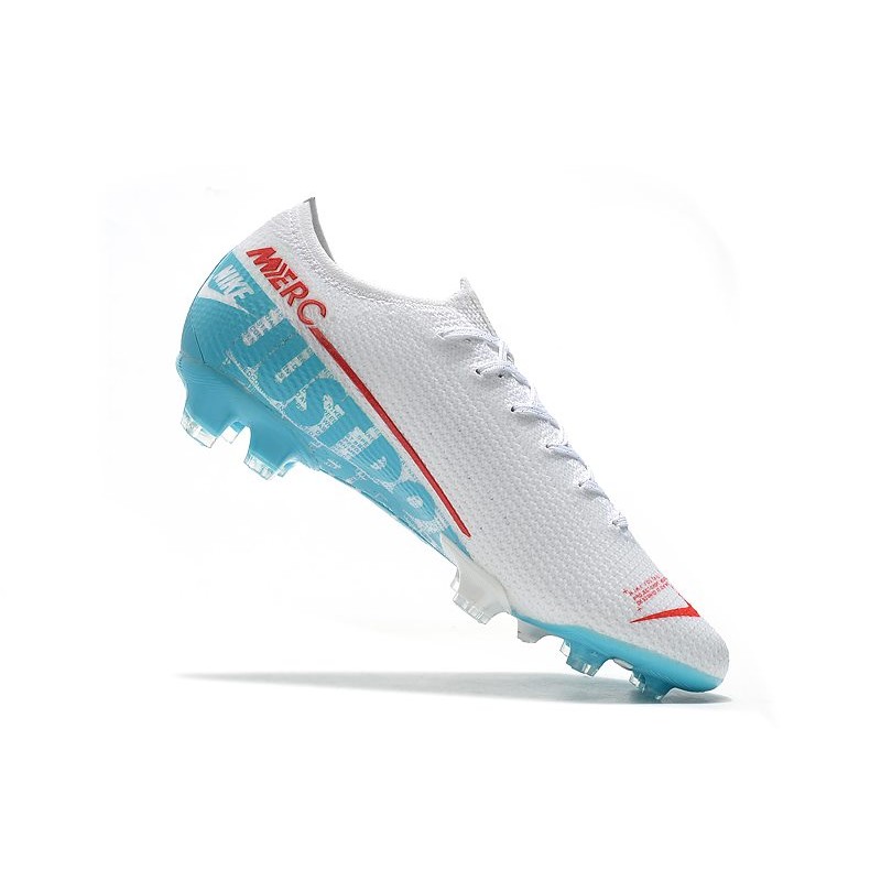 Levný Kopačky Nike Mercurial Vapor 13 Elite FG Modrý Bílý Prodej Online