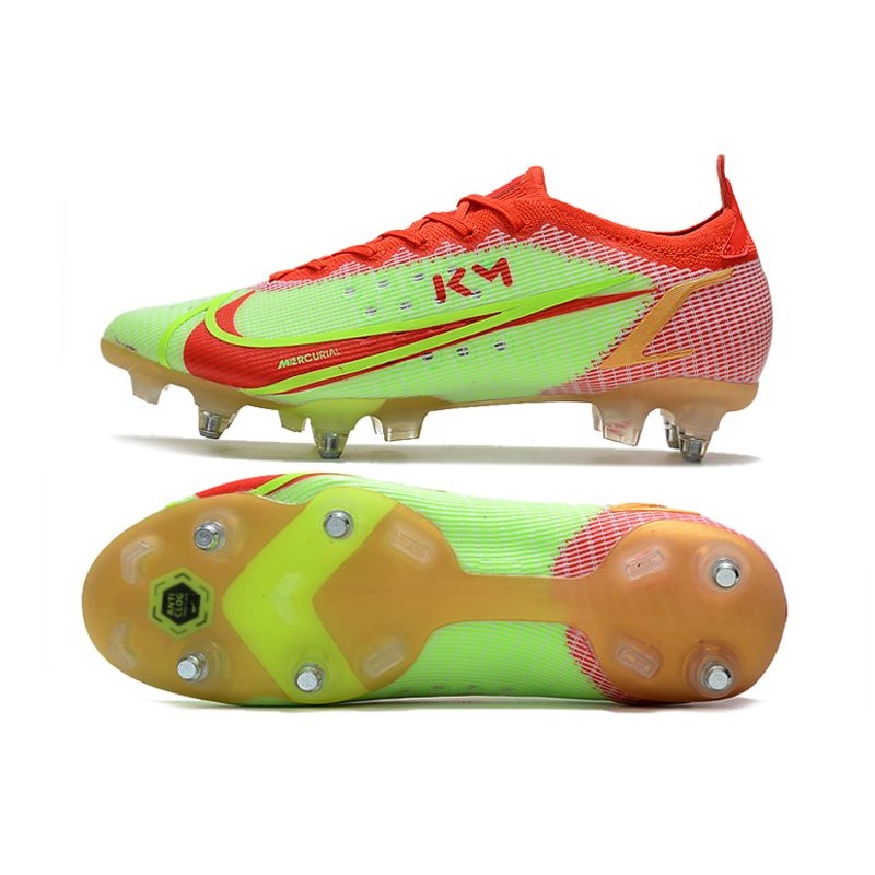 Kopačky Pánské Nike Mercurial Vapor 14 Elite SG-Pro Rawdacious – Bílý  Červené Pink – dětské kopačky,kopačky bez tkaniček