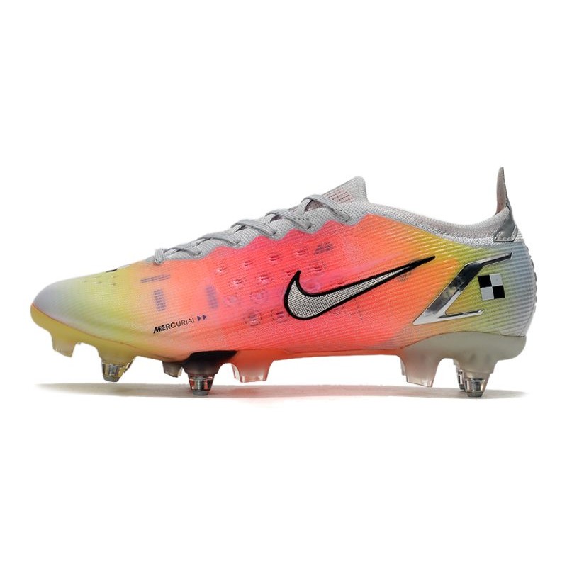 Kopačky Pánské Nike Mercurial Vapor 14 Elite SG-Pro Rawdacious – Bílý  Červené Pink – dětské kopačky,kopačky bez tkaniček