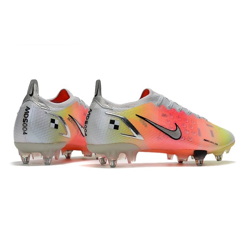 Kopačky Pánské Nike Mercurial Vapor 14 Elite SG-Pro Rawdacious – Bílý  Červené Pink – dětské kopačky,kopačky bez tkaniček