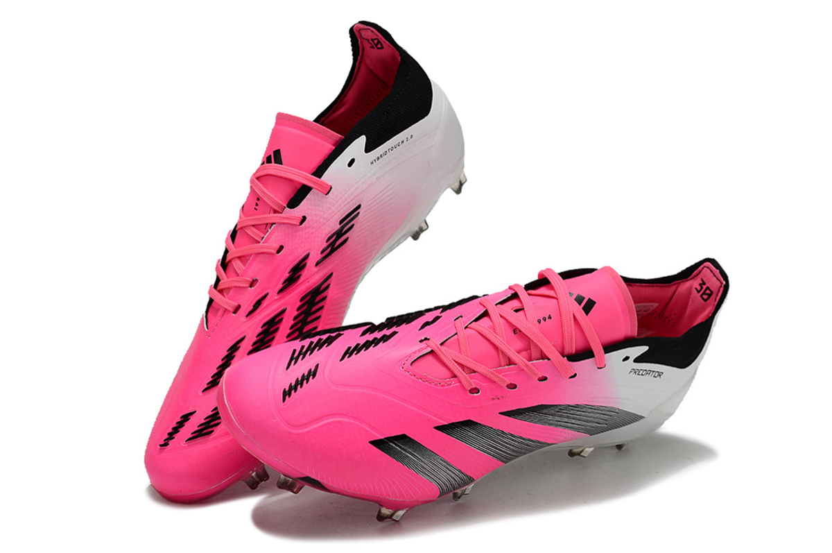 Kopačky Adidas Predator Accuracy+ FG Růžově stříbrná bílá