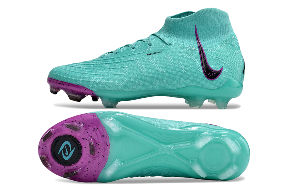 Detske Kopacky Nike Phantom Luna Elite FG Zelená Fialová