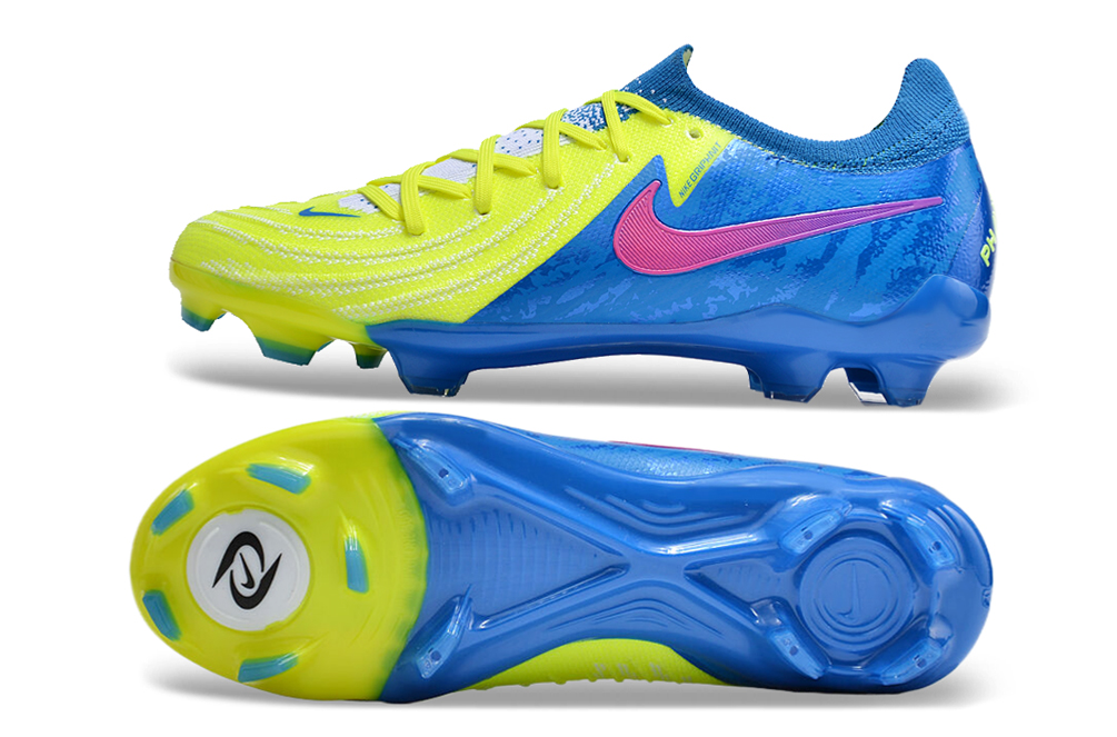 Detske Kopacky Nike Phantom Luna Elite FG Zelená Modrá