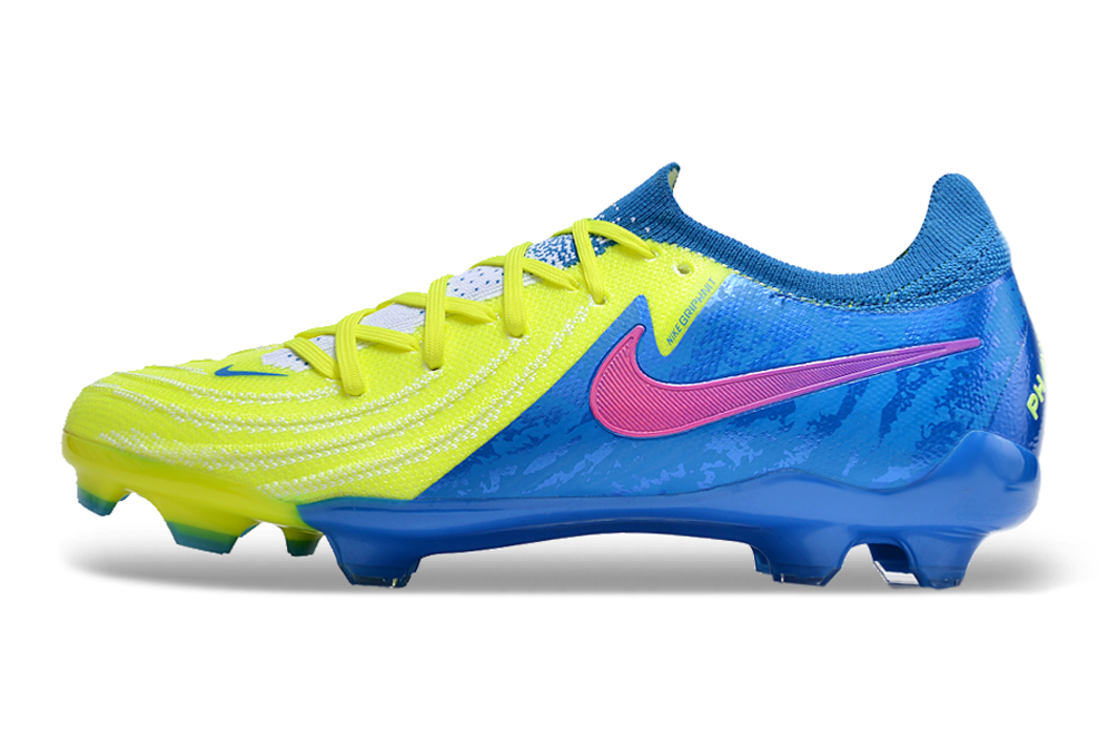 Detske Kopacky Nike Phantom Luna Elite FG Zelená Modrá