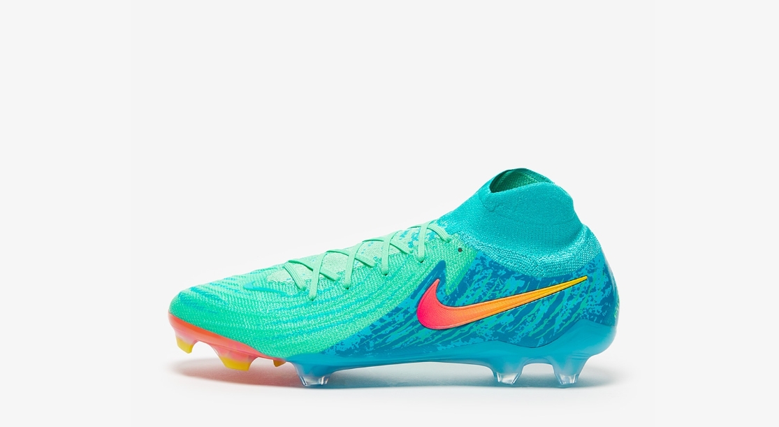 Detske Kopacky Nike Phantom Luna Elite FG Zelená Modrý