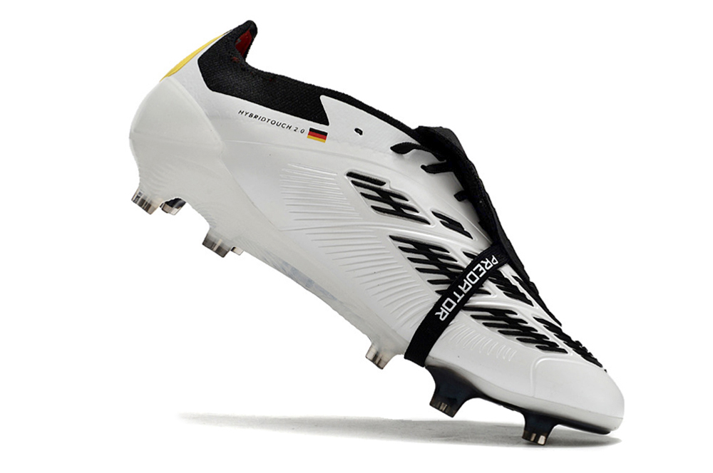 Kopačky Adidas Predator Elite Tongue FG Bílá Žlutá Červená Černá