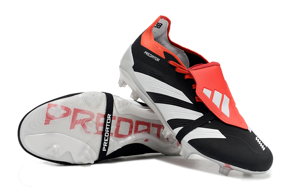 Kopačky Adidas Predator Elite Tongue FG Černá Bílá