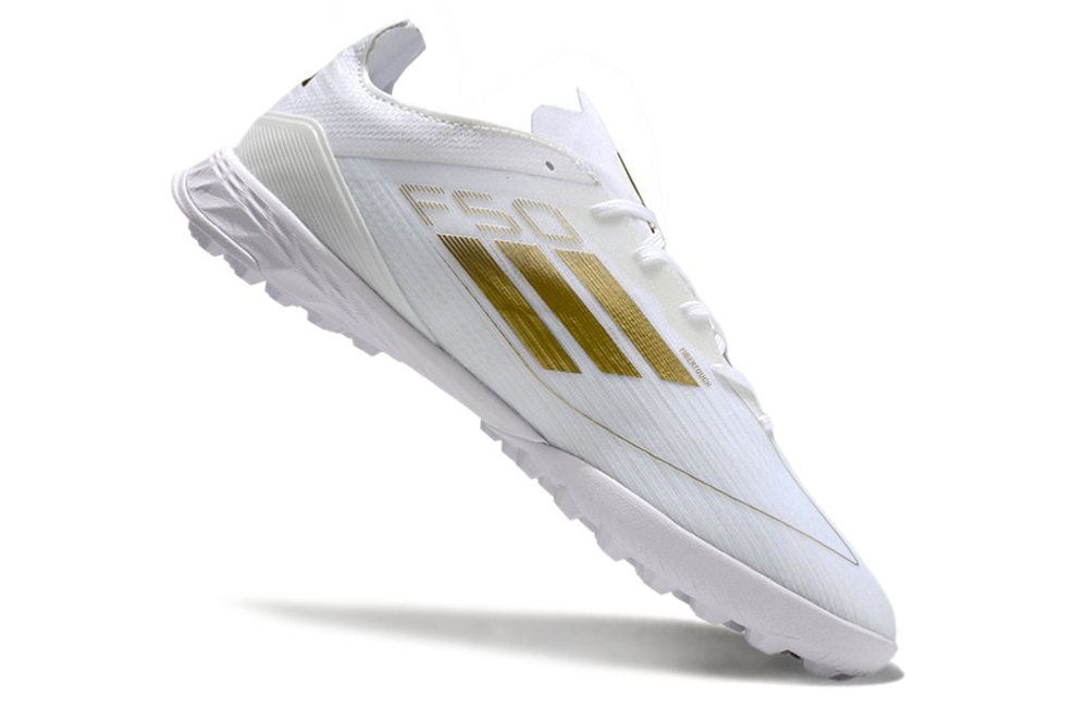 Kopačky Adidas F50 League TF Bílý Zlato