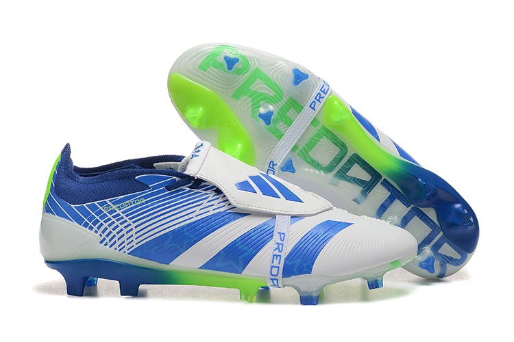 Kopačky Adidas Predator Elite Tongue FG Bílá Modrá