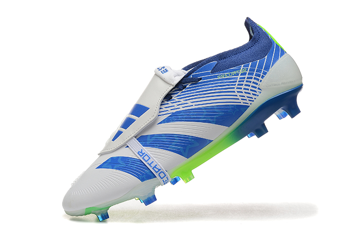 Kopačky Adidas Predator Elite Tongue FG Bílá Modrá