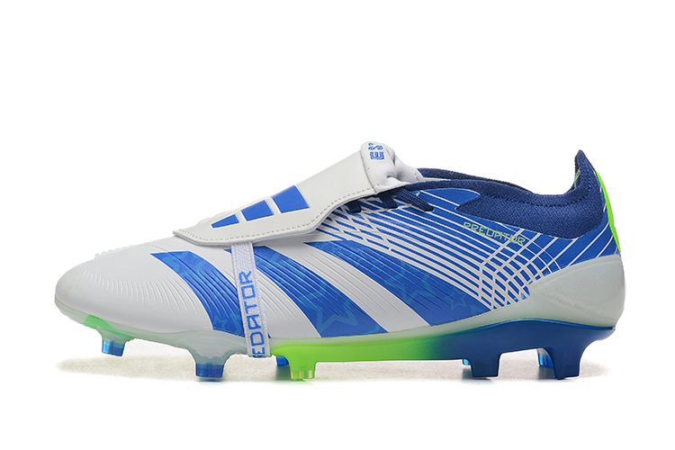 Kopačky Adidas Predator Elite Tongue FG Bílá Modrá