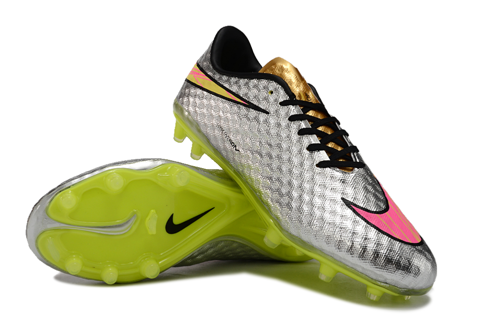 Kopačky Pánské Nike Hypervenom phantom FG – Stříbro Zelený