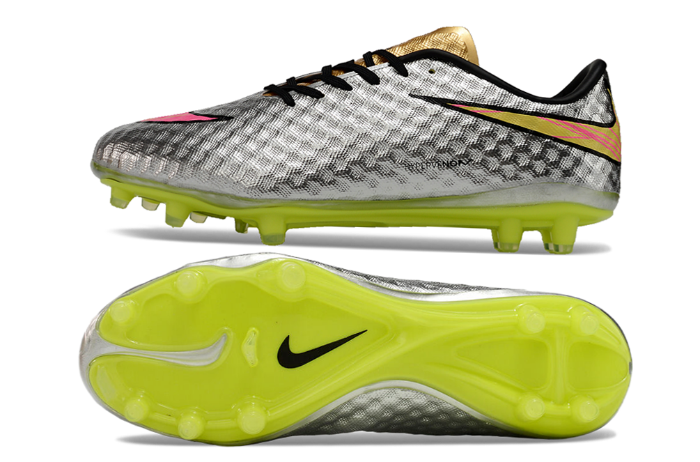 Kopačky Pánské Nike Hypervenom phantom FG – Stříbro Zelený